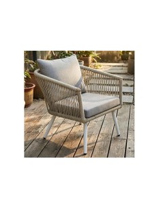 CONJUNTO DE EXTERIOR TIRRENO ALUMINIUM GRIS / RATTAN 2