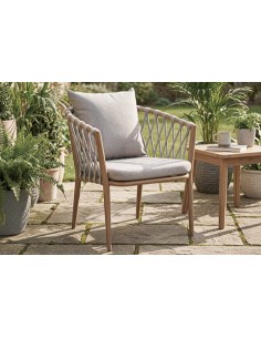 SILLON RODAS ALUMINIO OAK / GRIS 2