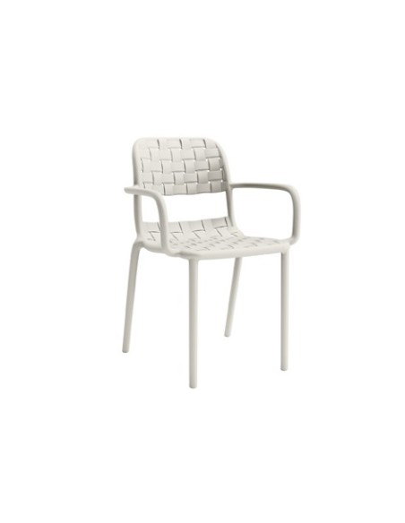 SILLON DE EXTERIOR BORA BLANCO CREMA