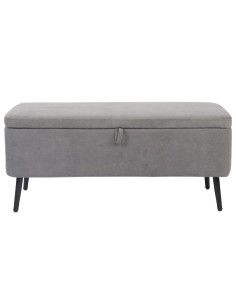 BAUL TAPIZADO MAISON 110 x 40 CM MICROFIBRA GRIS 2