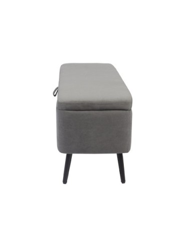BAUL TAPIZADO MAISON 110 x 40 CM MICROFIBRA GRIS