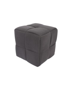 PUFF 45 X 45 CM CORDUROY GRIS