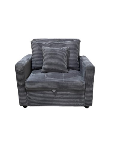SOFA CAMA DIVAN 99 CM CORDUROY GRIS