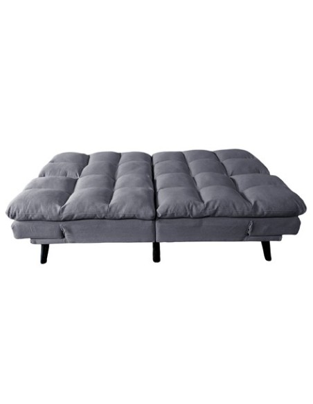 SOFA CAMA CUSHION 108 x 183 CM TEJIDO GRIS