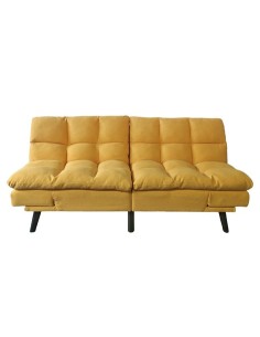 SOFA CAMA CUSHION 108 x 183 CM TEJIDO MOSTAZA 2