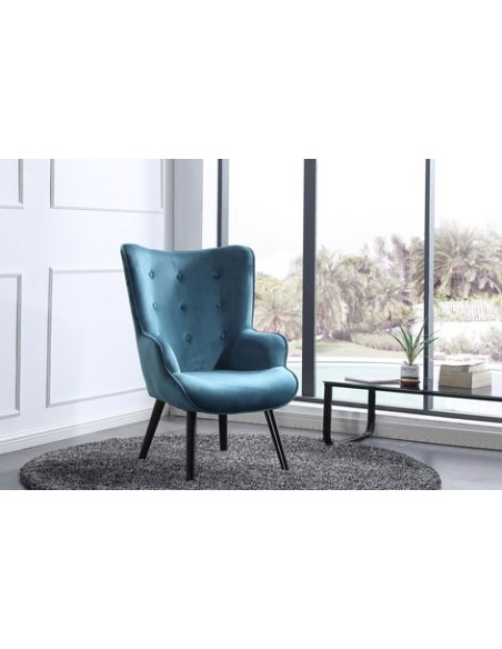 BUTACA VOSS TEJIDO VERDE AGUAMARINA