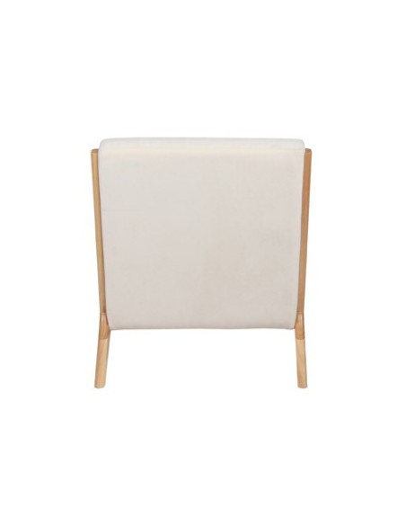 BUTACA TOKIO MICROFIBRA BEIGE / MADERA