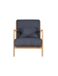 BUTACA TOKIO TEJIDO GRIS / MADERA 2