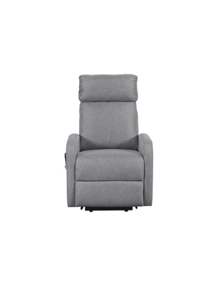 SILLON RELAX ELEVADOR LIFE TEJIDO GRIS