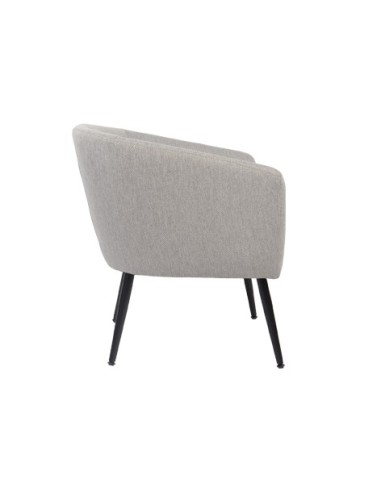 BUTACA CIRCULAR MELROSE GRIS MELANGE