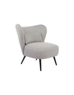 BUTACA TAPIZADA ELLE GRIS MELANGE