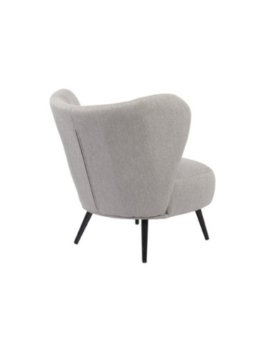 BUTACA TAPIZADA ELLE GRIS MELANGE