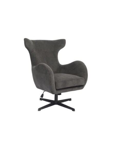 BUTACA GIRATORIA Y REGULABLE EN ALTURA MUNICH GRIS