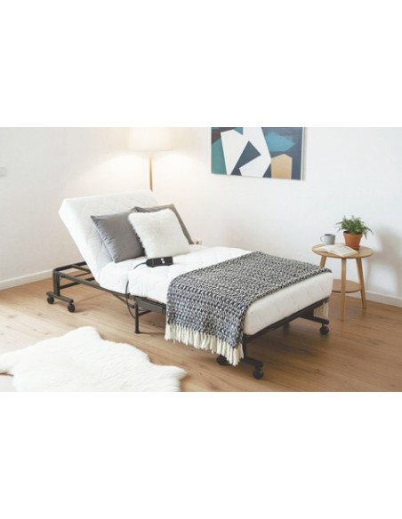 CAMA SUPLETORIA PLEGABLE MOTORIZADA 85 x 195 CM