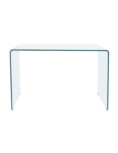 MESA DE ESTUDIO NOTE 120 X 70 CM  CRISTAL TRANSPARENTE