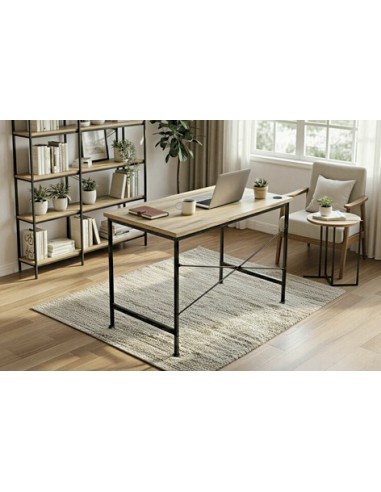 ESCRITORIO DECK 90 x 45 CM OAK / NEGRO