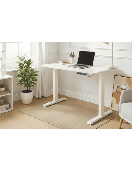 MESA ESTUDIO MOTORIZADA 120 X 60 CM BLANCO