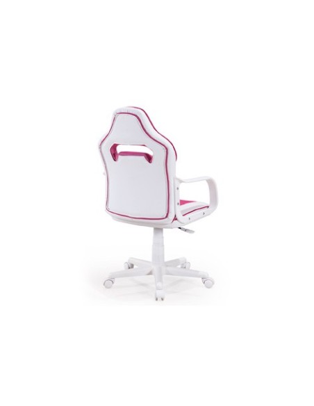 SILLÓN GIRATORIO XTR JUNIOR SÍMIL PIEL BLANCO / FRESA