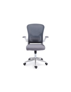 SILLA GIRATORIA LEXI RED TRANSPIRABLE GRIS / ESTRUCTURA BLANCA 2