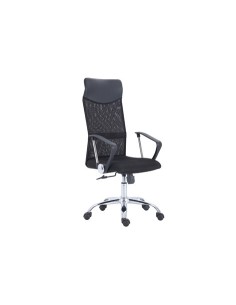 SILLÓN GIRATORIO COACH RED TRANSPIRABLE NEGRO