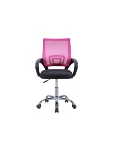 SILLA DE OFICINA GIRATORIA MODELO VITA NEGRO / ROSA 2