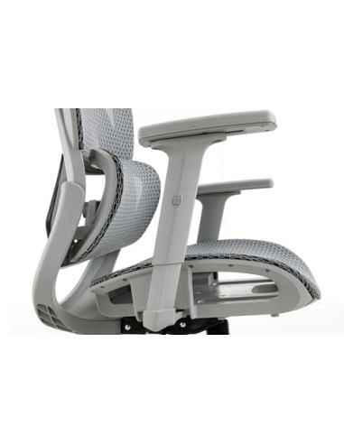 SILLON GIRATORIO ERGO RED TRANSPIRABLE GRIS / ESTRUCTURA GRIS