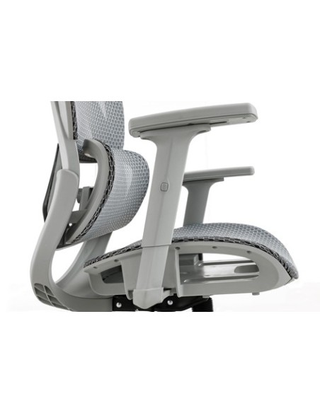 SILLON GIRATORIO ERGO RED TRANSPIRABLE GRIS / ESTRUCTURA GRIS