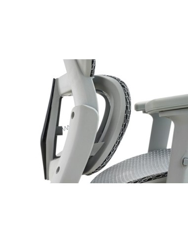 SILLON GIRATORIO ERGO RED TRANSPIRABLE GRIS / ESTRUCTURA GRIS