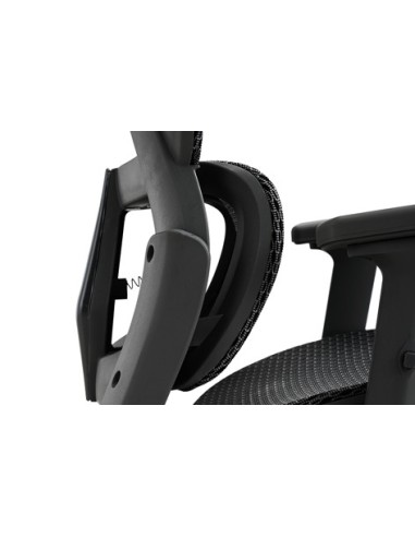 SILLON GIRATORIO ERGO RED TRANSPIRABLE NEGRO / ESTRUCTURA NEGRA