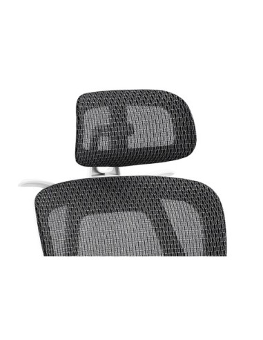 SILLON GIRATORIO ERGO RED TRANSPIRABLE NEGRO / ESTRUCTURA BLANCA