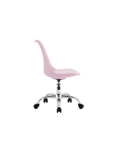 SILLA GIRATORIA ENJOY ROSA