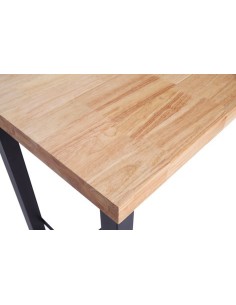 MESA ALTA LOFT 120 x 70 CM ROBLE NORDISH / NEGRO 2