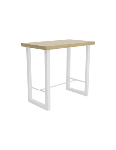 MESA ALTA LOFT 120 X 70 CM  ROBLE NORDISH / BLANCO