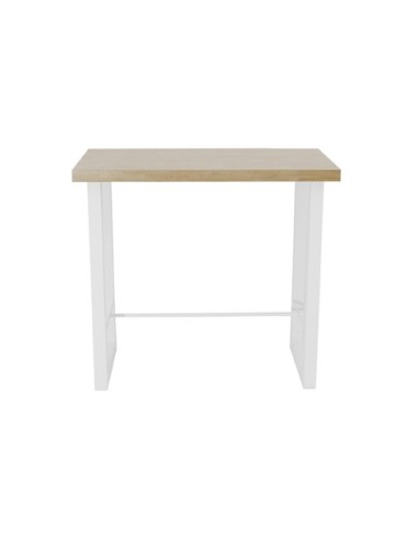 MESA ALTA LOFT 120 X 70 CM  ROBLE NORDISH / BLANCO