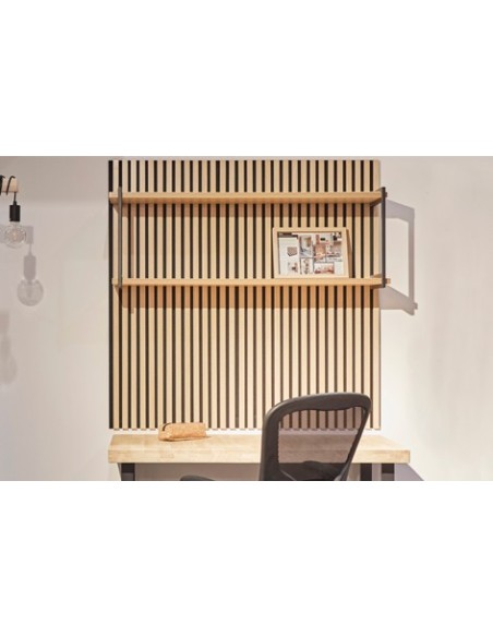 PANEL ACUSTICO PET ACUSTIC SOUND NORDISH / NEGRO 60 x 120 CM