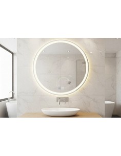 ESPEJO REDONDO CON ILUMINACION LED WATERPROOF 60 CM ANTIVAHO 2