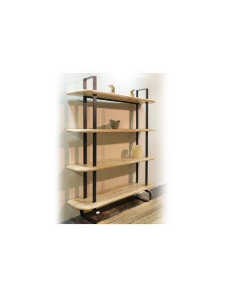 ESTANTERIA ALTA MOON ROBLE NORDISH / NEGRO