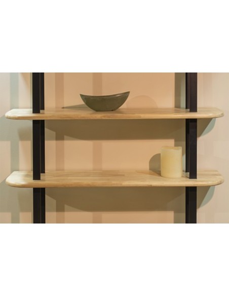 ESTANTERIA ALTA MOON ROBLE NORDISH / NEGRO