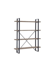 ESTANTERIA ALTA PLANK ROBLE AMERICAN / NEGRO