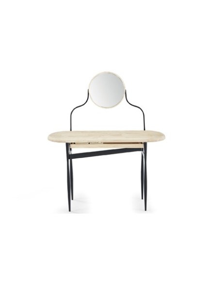 TOCADOR / ENTRADA CON ESPEJO MOON NORDISH / NEGRO