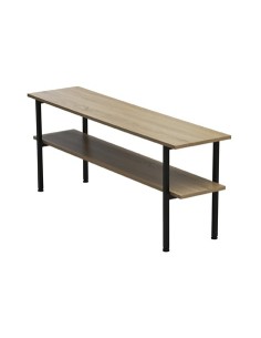 MESA AUXILIAR / TV DECK 120 x 30 CM OAK / NEGRO