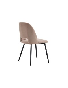 SILLA COMEDOR VENUS TEJIDO BEIGE / NEGRO 2