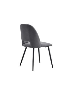 SILLA COMEDOR VENUS TEJIDO GRIS / NEGRO 2