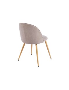 SILLA COMEDOR EVORA TEJIDO BEIGE / OAK 2