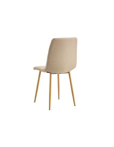 SILLA COMEDOR NAILS TEJIDO BEIGE / OAK