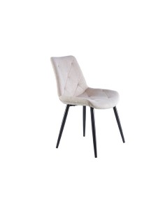 SILLA COMEDOR MARLENE TEJIDO BEIGE / NEGRO