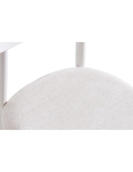 SILLA COMEDOR SHIA BEIGE / BLANCO