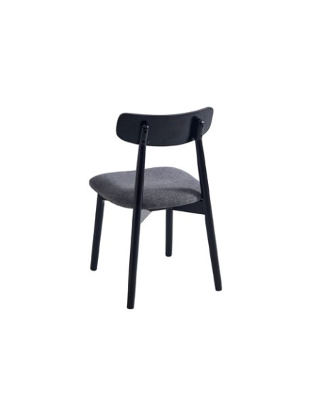 SILLA COMEDOR SHIA GRIS / NEGRO