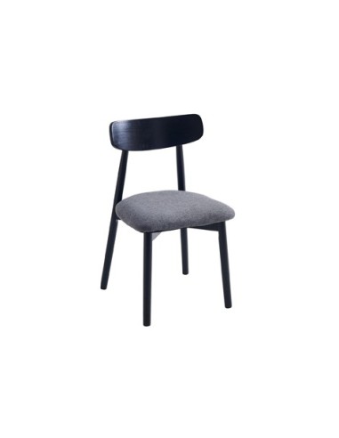 SILLA COMEDOR SHIA GRIS / NEGRO