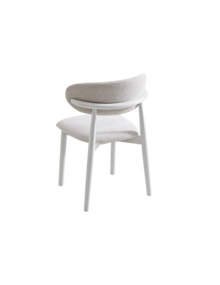 SILLA COMEDOR VERA BEIGE BLANCO